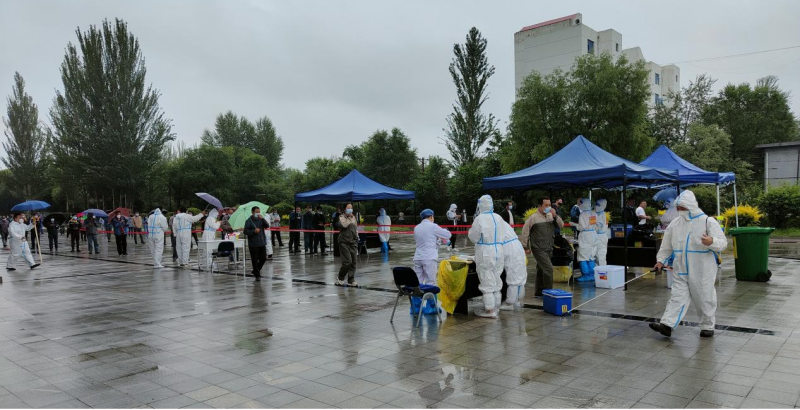 筑牢疫情防控安全防線&mdash;&mdash;物產(chǎn)北川物流園區(qū)開(kāi)展核酸檢測(cè)