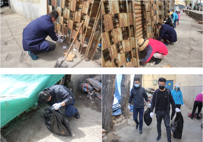 中共青海省第三建筑工程有限公司支部委員會(huì)開展&ldquo;黨旗領(lǐng)航，愛衛(wèi)同行&rdquo;主題黨日活動(dòng)